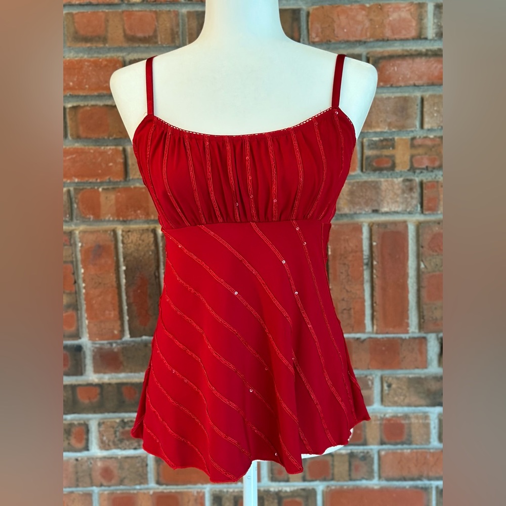 Ally B Sequined Tank Top, size M